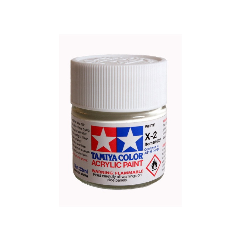 TAMIYA WHITE ACRYLIC - X-2