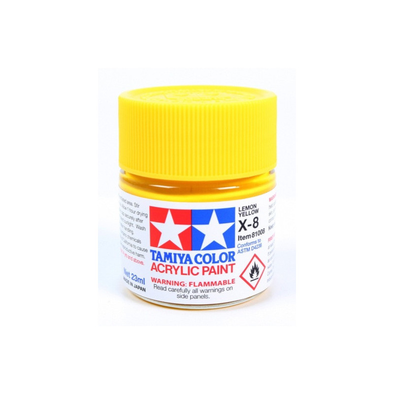 TAMIYA YELLOW ACRYLIC - X-8