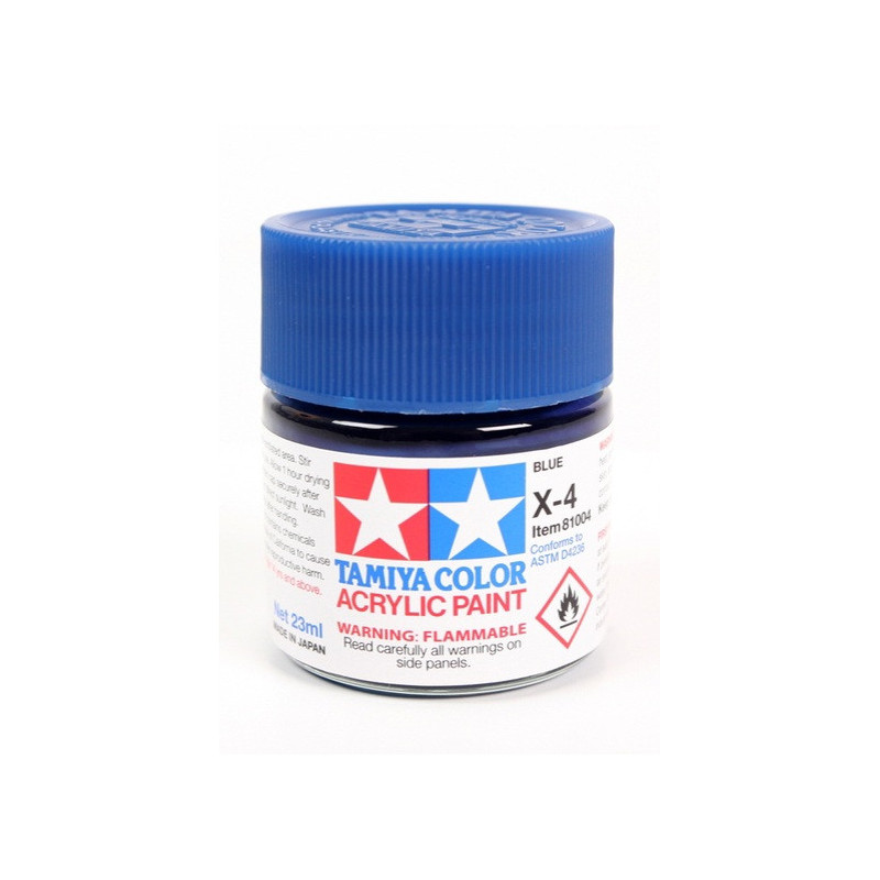 TAMIYA BLUE ACRYLIC - X-4
