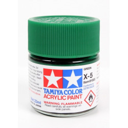 TAMIYA GREEN ACRYLIC - X-5