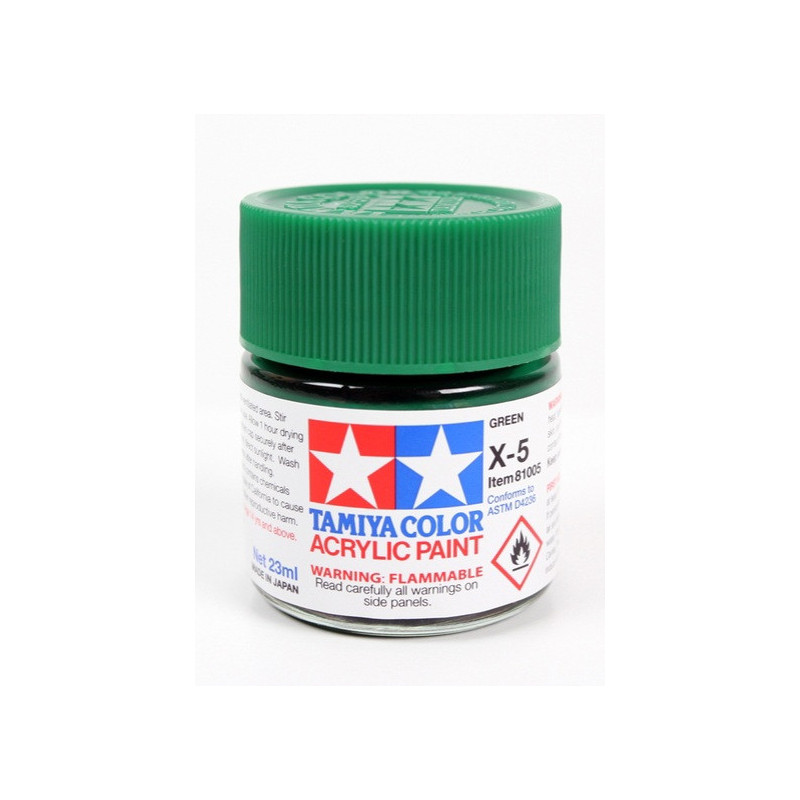 TAMIYA GREEN ACRYLIC - X-5