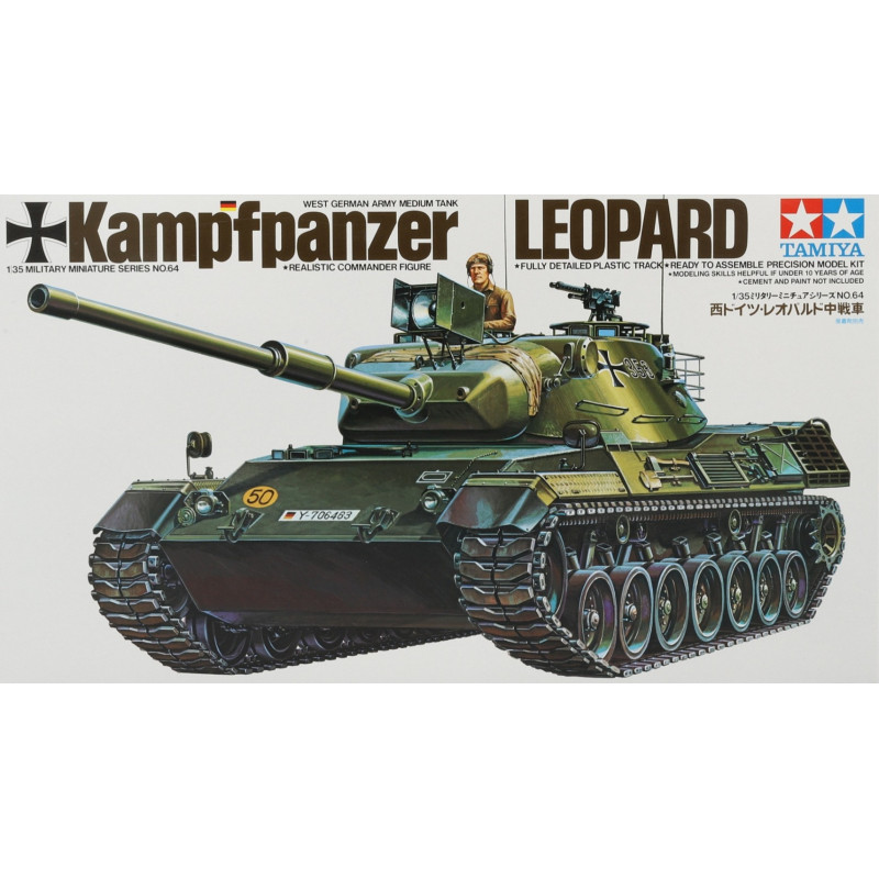 Kampfpanzer LEOPARD TANK 1/35 MODEL KIT