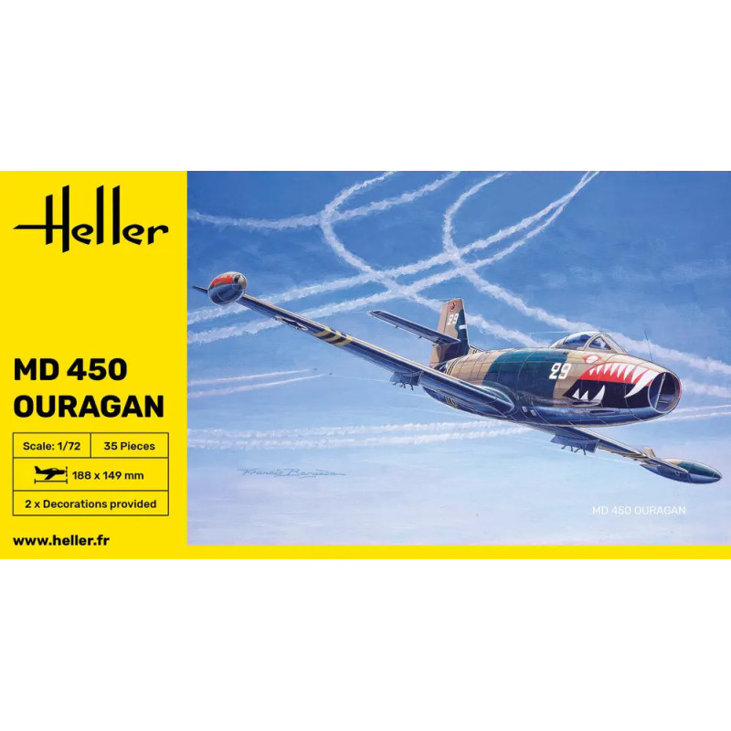 MD 450 OURAGAN 1/72 MODEL KIT