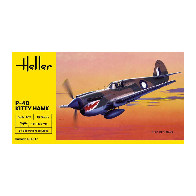 P-40 KITTY HAWK 1/72 MODEL KIT