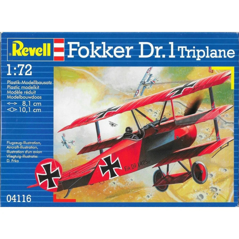 FOKKER Dr.1 TRIPLANE 1/72 SRARTER KIT