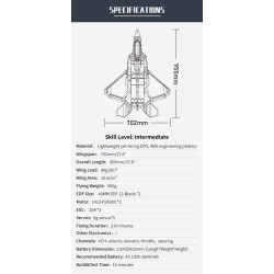 XFLY - MODEL F-22 RAPTOR TWIN 40MM EDF JET