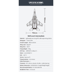 XFLY - MODEL F-15 TWIN 40MM EDF FIGHTER