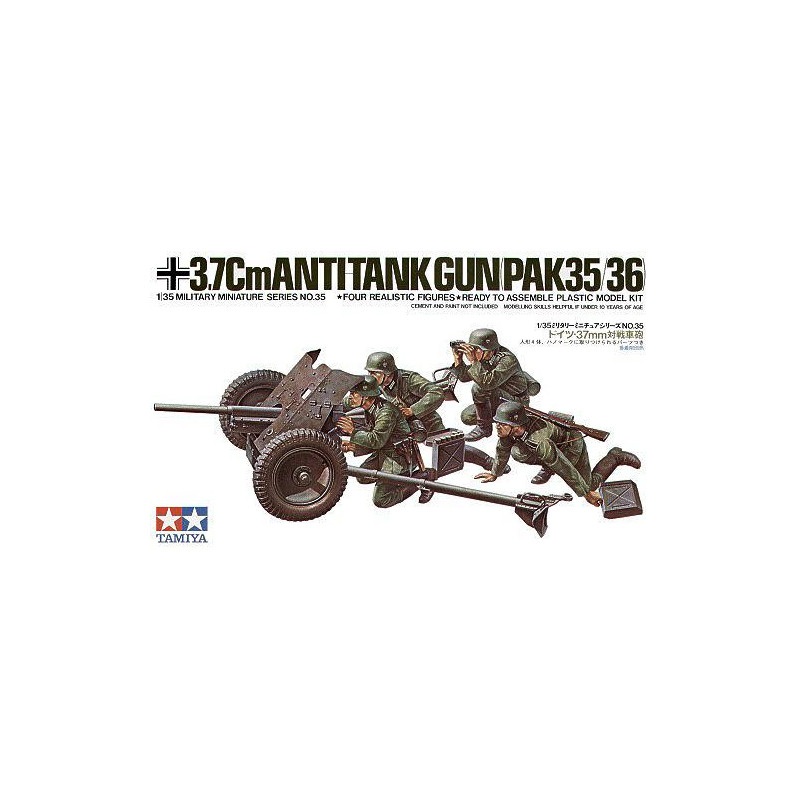 3.7CM ANTITANK GUN (PAK35/36)  1/35 MODEL KIT