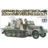 GERMAN 8ton SEMI TRACK 20mm FLAKVIERLING 1/35 MODEL KIT
