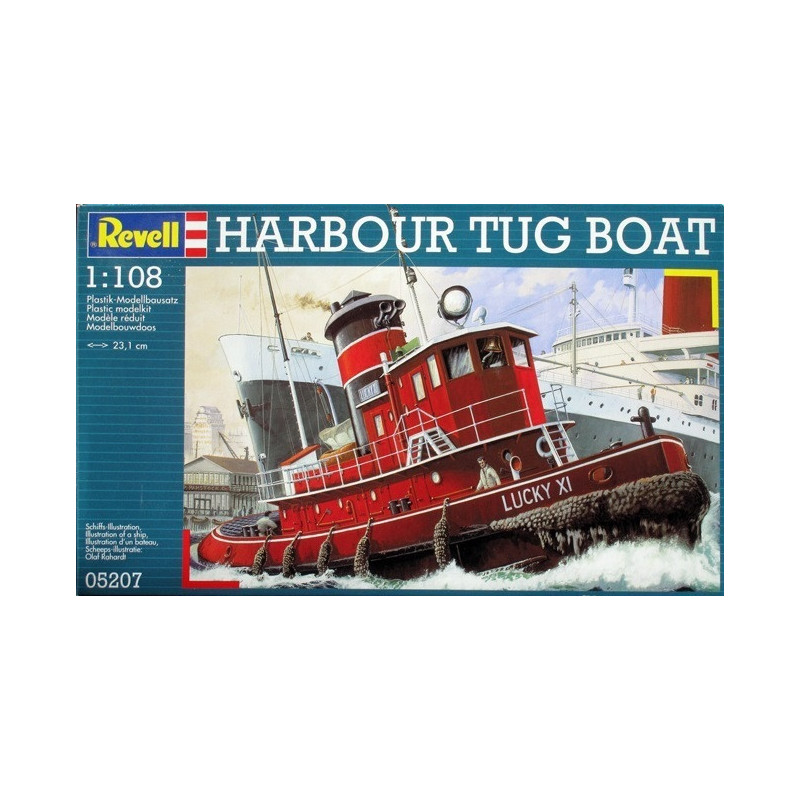 HARBOUR TUG BOAT 1/108 MODEL KIT