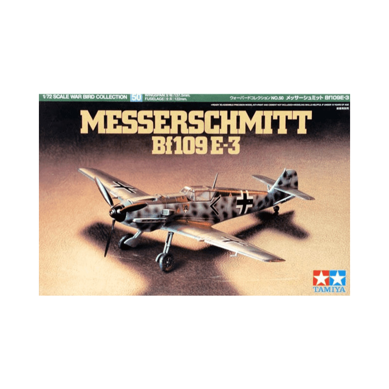 MESSERSCHMITT Bf109 E-3 1/72 MODEL KIT