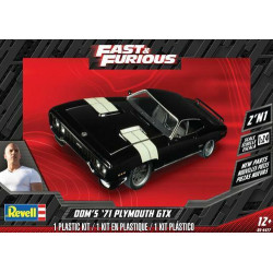 DOM'S '71 PLYMOUTH GTX 1/24 MODEL KIT
