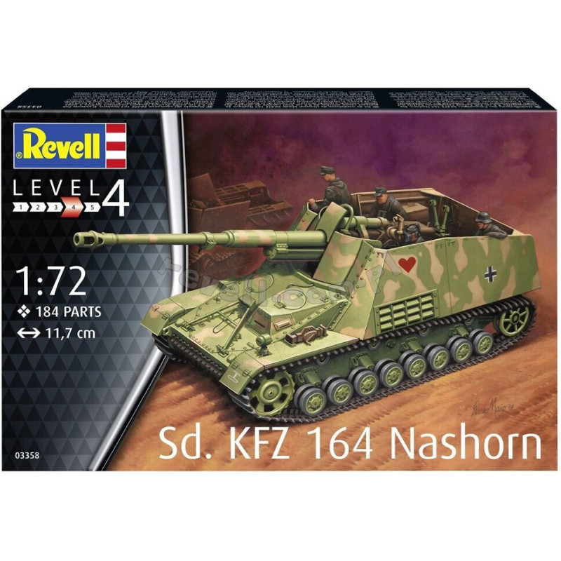 Sd.Kfz. 164 "Nashorn" 1/72 MODEL KIT