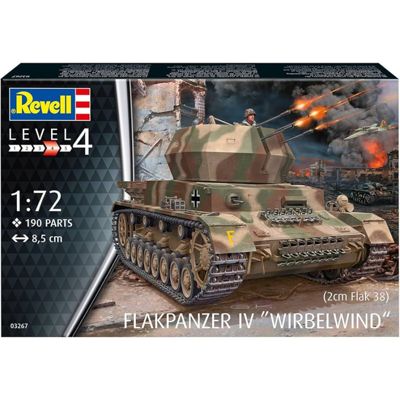 FLAKPANZER IV "WIRBELWIND" 1/72 MODEL KIT